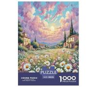 Reflet des Lacs de Montagne Puzzle 1000 Pièces Paysage Alpin pour Adultes Family Games Décoration Intérieure Jeux Éducatifs Cadeaux d'anniversaire pour Noël Tueur Ennuyeux 38x26cm/1000pcs