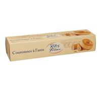 REFLETS DE FRANCE Biscuits Couronnes à l'Anis - 175g - Boîte de 8 sachets individuels - Blé, sucre et œufs origine France - Saveur traditionnelle du Languedoc-Roussillon - Lot de 4
