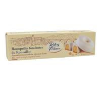 REFLETS DE FRANCE - Biscuits Rousquilles Gourmands, Texture Fondante et Saveur Sucrée (Paquet 200g) - Le Lot De 4