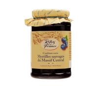 REFLETS DE FRANCE - Confiture Gourmande aux Myrtilles Sauvages, Saveur Intense et Authentique (Pot 315g) - lot de 3 - Vendu par Lot