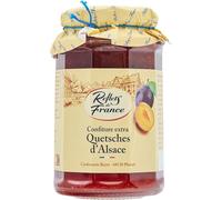 REFLETS DE FRANCE - Confiture Gourmande aux Quetsches, Goût Authentique et Fruité (Pot 315g) - Le Lot De 4