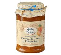 REFLETS DE FRANCE - Confiture Gourmande d’Orange & Clémentine, Saveur Fruitée Intense (Pot 315g) - Le Lot De 3