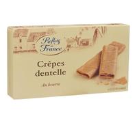 REFLETS DE FRANCE - Crêpes Dentelle au Beurre, Texture Fine et Croquante pour Gourmands (120g) - lot de 4 - Vendu par Lot