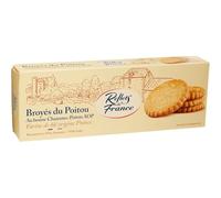 REFLETS DE FRANCE - Galettes Broyées Fondantes, Goût Traditionnel Authentique du Poitou (Paquet 220g) - Le Lot De 4