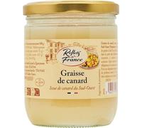 REFLETS DE FRANCE - Graisse de Canard Artisanale, Goût Authentique pour Cuisson Savoureuse (Pot 320g) - lot de 3 - Vendu par Lot