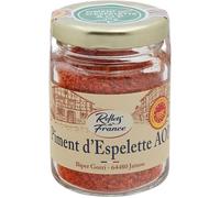 REFLETS DE FRANCE - Piment d’Espelette AOP, Épice Authentique et Intense pour Rehausser Vos Plats (Pot 40g) - Le Lot De 3