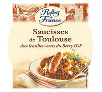 Reflets De France Plat cuisiné saucisses Toulouse lentille