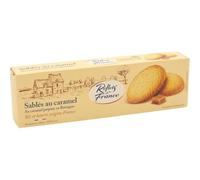 REFLETS DE FRANCE - Sablés Gourmands au Caramel Fondant, Texture Croquante & Saveur Authentique (Paquet 120g) - lot de 4 - Vendu par Lot