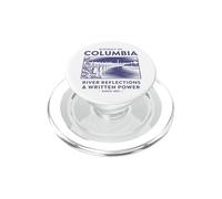 Reflets du fleuve et Puissance écrite de Washington D.C. PopSockets PopGrip pour MagSafe