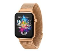Reflex Active Amoled Series 30 Montre intelligente avec bracelet en maille en acier inoxydable 4,5 cm