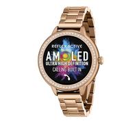 Reflex Active Amoled Series 41 Montre intelligente pour femme avec modes sportifs, fréquence cardiaque, passer/répondre à des appels, lecteur de musique, GPS, compteur de pas, suivi du cycle et