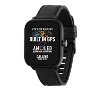 Reflex Active Amoled Series 44 Montre intelligente pour homme et femme avec GPS intégré, étanchéité IP68, modes sportifs, compteur de pas, moniteur de sommeil, double affichage de l'heure et bracelet