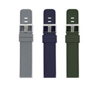 Reflex Active Bracelet de montre connectée interchangeable gris, bleu et vert 20 mm, taille unique