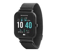 Reflex Active Montre Intelligente de Fitness Series 23 avec Bracelet en Maille Noire, Noir brossé, Décontracté