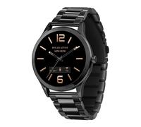 Reflex Active Series 31 Black Stainless Steel Strap AMOLED Smart Calling Watch