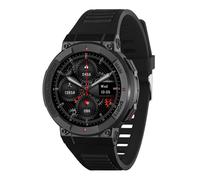 Reflex Active Series 43 Black Silicone Strap GPS Sports Smart Calling Watch