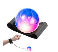 Reflex Bounce Trainer, Rubber Ball Wrist Practice With Rebound Cord, 6CM | Quick Rebound Action Improves Timing Builds Hand Eye Coordination Portable Wrist Strap For Solo Practice Indoor Outdoor Play