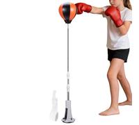 Reflex Boxing Speed Bag - Suction Cup Punching Trainer, Standing Household Boxing Bag | Gym Exercise Equipment For Home Office Backyard Playroom, Adults Kids Teens Fitness Training Strength Coordinati