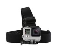 Reflex Camera Sangle de fixation de tête réglable pour GoPro Hero 13-5, DJI Osmo - Bandeau mains-libres POV avec grip antidérapant pour caméras d'action, idéal pour le ski, le vélo, les sports de