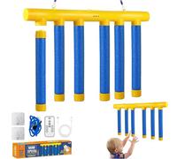 Reflex Challenge Game, Catching Sticks Game, Hand Speed Challenge Games, 3 Adjustable Speed with Remote, Reaction Test Games for Kids and Adults (Blue)