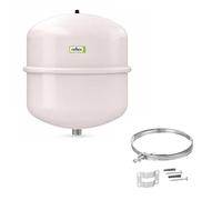 Reflex N 8206301 Vase d'expansion à membrane 25 litres 4 bar | Vase d'expansion | Gris | Raccord R 3/4" | Avec support mural réglable | Réservoir d'expansion