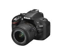 Nikon Appareil photo réflex D5200 24,1 Mpix Kit boîtier + objectif AF-S VR DX 18-55 mm Noir