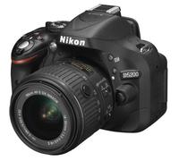 Nikon D5200 Reflex 24.1 Mpix - 3 x zoom optique objectif AF-S VR DX 18-55 mm - noir