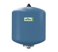 Reflex Vase d'expansion à membrane 25 litres 10 bar | Refix DE 25 7304013 | Vase d'expansion pour installation d'eau sanitaire | Jusqu'à 70 °C | Bleu | Raccord G 3/4"
