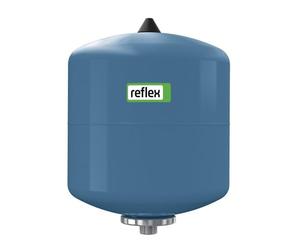 Reflex Vase d'expansion à membrane 25 litres 10 bar | Refix DE 25 7304013 | Vase d'expansion pour installation d'eau sanitaire | Jusqu'à 70 °C | Bleu | Raccord G 3/4"