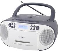 Reflexion CD Radio Boombox (DAB+ DAB, VHF), Radio, Blanc, Gris