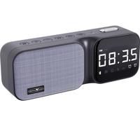 Reflexion CLR24BT Radio-réveil FM réception radio, USB, Bluetooth, AUX, SD fonction de charge de la batterie, fonction réveil