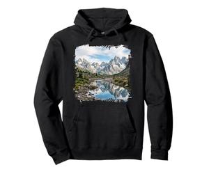 Réflexion du lac des Montagnes alpines pittoresques Sweat à Capuche