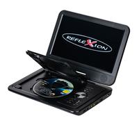 Reflexion DVD1025 / Lecteur DVD portable 10.1" avec tuner DVB-T2 HD, batterie intégrée, adaptateur voiture 12V & enregistrement PVR