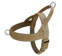 Réflexion Extérieure No Pull Réglable Nylon Dog Walking Training Formation for Medium and Big Dogs Pitbull Allemand Shepherd,Kaki,M