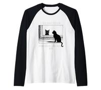 Réflexion féline philosophique Manche Raglan