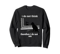 Réflexion féline philosophique Sweatshirt