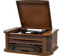 Reflexion HIF2004BT Chaîne stéréo rétro réception radio, Bluetooth, Lecteur de disque, CD, USB, avec télécommande 2 x 40 W