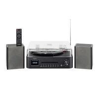Reflexion HIF2082DAB Platine Disque rétro avec Haut-Parleur et Bluetooth | Système de Musique avec Dab+, CD, FM, Enregistrement MP3 USB, écran Couleur, réveil et minuterie de Mise en Veille - Kit