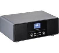 Reflexion HRA19DAB/GR Radio de table DAB+, DAB, FM MP3, CD, DAB+, Bluetooth, AUX, FM avec télécommande, avec caisson d'