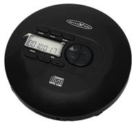 Reflexion Lecteur CD/MP3 - Parfait pour Les Voyages, avec Batterie Durable + écouteurs (Noir) Radio FM PPL, système Anti-Choc, Fonction Livre Audio