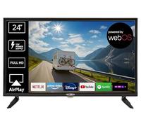 REFLEXION LED24IBT LG webOSHub Téléviseur LED Smart 60 cm pour caravane/camping-car/caravane/bateau/camion 12/230 V Full HD Triple Tuner DVB-T2HD DVB-S2 DVB-C Bluetooth Wi-Fi