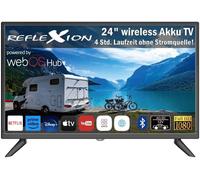Reflexion LEDA24OSBT Téléviseur LED intelligent sur batterie powered by webOSHub, 60 cm/24 pouces, camping/camping-car/caravane/bateau/camion TV, USB Type-C DC 12V Input, 230V, Full HD, Triple Tuner,