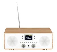 Reflexion Radio Internet avec Dab+, FM, CD, Bluetooth, USB, AUX-in, Blanc | HRA23INT/W - 15000 stations DAB+, FM, CD, Bluetooth, USB, AUX-In, 2,4"