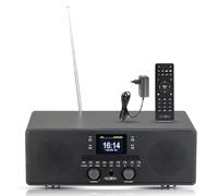 Reflexion Radio Internet avec Dab+, FM, CD, Bluetooth, USB, AUX-in, Noir | HRA23INT/B - 15 000 stations DAB+, FM, CD, Bluetooth, USB, AUX-In, 2,4"