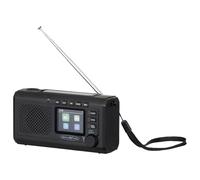 Reflexion Radio SOS avec Dab+, FM, Bluetooth 5.3, manivelle, Solaire et | DAB+, FM et Bluetooth 5.3 - Avec batterie de 4500 mAh, jusqu'à 25 heures. Lecture, manivelle, solaire, batterie externe