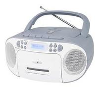 Reflexion RCR2260DAB/BL Radio-lecteur CD DAB+, FM, DAB AUX, CD, Cassette, USB blanc, bleu G