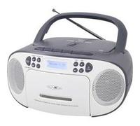 Reflexion Radio-lecteur CD DAB+, DAB, FM, AUX, Cassette, USB blanc/gris