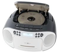 Radio-lecteur CD Reflexion DAB+, DAB, FM AUX, CD, DAB+, Cassette, FM, USB blanc, gris