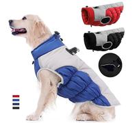 Réflexion Réfléchie Extérieure Imperméable Éclair Labrador French Bulldog Jacket Winter Warm Dog Snow Coat Vêtements,Rouge,4XL