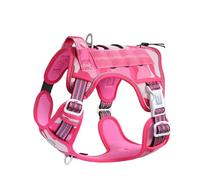 Réflexion Réfléchissante Extérieure Harnais De Chien De Chien Militaire Nylon Tactique Nylon Entraîne De Marche De Marche De Chasse pour Le Labrador Français Bulldogs,Un,S